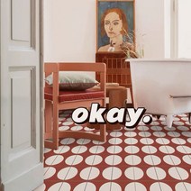 현관리폼 타일 장판 방수매트 pvc 포인트 절단, 4 100x120cm