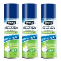 쉬크 쉐이브가드 센서티브 라임 폼, 60ml, 4개