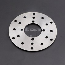 [ATV부품] 스틸/아이언 110mm 4 스터드 프론트 브레이크 디스크 로터 125cc 150cc 쿼드 고 카트 ATV 버기 Taotao SunL Dirt Pit Bike Kids, [02] iron   1PCS