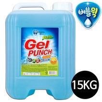 버블윅 겔펀치 액체세제 15kg 세탁세제 대용량말통, 222)C 순수하게 3100mlx4개