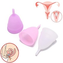 생리컵 생리컵추천 위생생리컵 실리콘 s l size 생리 컵 여성 위생 코페타 mestruale coupe menstruelle moon period cup 생리 컵, 하얀, L 사이즈