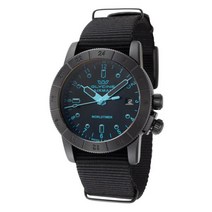Glycine 글라이신 남성 에어맨 월드타이머 42mm 쿼츠시계 391074