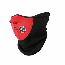 오너클랜 스포츠 방한 마스크 레드색상 자전거마스크 레저용, 본품