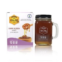 강원6차산업 영월 강원허니원영농조합 강원도를 담은 벌꿀 벚꽃꿀500g / 핸들컵 241051