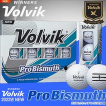 [볼빅]2022년 NEW VOLVIK 프로 비스무스 골프볼(3PCS)[12구][정품], [볼빅])프로 비스무스볼(3PCS)[화이트]
