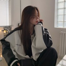 쁘띠 가죽 야구복 하프 야상 점퍼