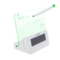 LED 메모보드 탁상시계 디지털 알람 시계 무소음 클락