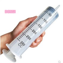 대왕 대형 플라스틱 주사기 틱톡 먹방 용품 잉크충전 오일 250 300 Esyuse 증정, 60ml 1m