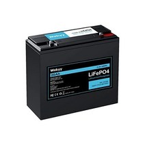 인산철배터리 Wokyy 12V 20Ah LiFePO4 배터리 256Wh 충전식 리튬 철 인산염 3500+ 딥 사이클 내장 BMS 및 RV 트롤링 모터 태양광 시스템 오프 그, 1개(1팩)