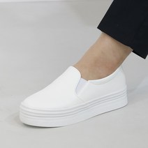 [당일출고/국내생산] 앵클라이트 4계절 데일리 코디 푹신한 양밴드 통굽 슬립온 스니커즈 AB-114