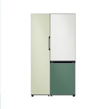 삼성 비스포크 573L 키친핏 냉장고 RB33A3004AP+RZ24A5600AP(메탈)