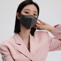 [이주빈마스크] 누이누아 새부리형 라이트핏 데일리 컬러 마스크 미스틱그레이 25매 (중형/대형), 누드피치-M