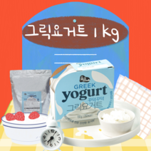 떠먹는 요거트 플레인요거트 그릭요거트 마시는요거트, 1kg, 1개