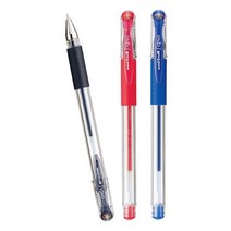 모래알마켓 UM-151 0.5mm 유니 시그노 중성펜 겔펜 3색 검 빨 파, 검정