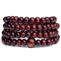 염주 기도 구슬 팔찌 티베트 불교 묵주 매력 말라 명상 목걸이 요가 럭키 웬지 나무 팔찌 여성 남성, 02 06