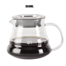 서버컴퓨터 데스크탑 노트북 360ml 600ml 900ml 범위 커피 물병 드립 커피 포트 커피 주전자 브루어 바리 스타 여과기 클리어, c