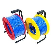 [행복e샵] 다기능 세차호스릴 베란다 잔디 정원 가드닝 텃밭 주말농장 급수 세차용 물호스릴 가정용 업소용 이동식 스텐드형 멀티물호스 스프레이건 샷건 아쿠아건 17m 27m, 20호 - 17m