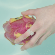 샐러드볼즈 SALADBOWLS X UN PETIT OISEAU ARCYLIC KEY RING PEARL