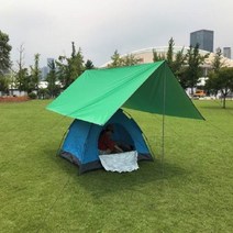 블랙코팅타프 원터치 터널 면 암막 하비 큰 미니 타프, 드로프 폴 8개 세트 아웃소싱, 사파이어 블루