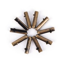 저무리 10pcs 금속 aglets diy 신발 끈 수리 구두 레이스 팁 교체 끝, 04 aeneous