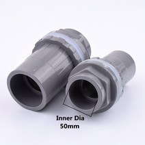 Pvc 파이프 엘보 연결 PVC 커넥터 두꺼운 어항 배수구 정원 관개 수족관 입구 배출구 조인트 1 10 개 20mm 25mm 32mm 40mm 50mm, [03] 10PCS, [05] Inner Dia 50mm