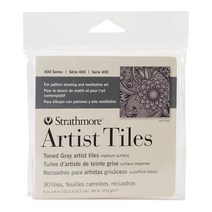 스트라스모아 S4 전문가용 Toned Sketch Tiles Gray 10x10cm 30매 (GI105978)