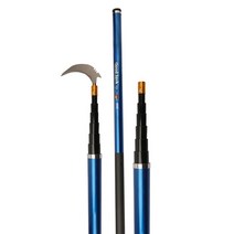 수초제거기 유리강할초 낚싯대타작초경수초 낫대 10m 장대초동 신기초망대, 10m 칼대+낫+4 써레