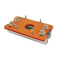 파이프 아시바 빔 토글 퀵그립 목공 호스 클램프 DIY 65mm 트리밍 기계 2 In 1 Slotted Bracket 보이지 않는 패스너 옷장 찬장 패널 펀치 로케이터 알루미늄 스, Set A, Set A