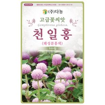 대엽 민들레 1000립 - 야생화 씨앗 꽃씨 씨 꽃씨앗 야생화씨앗 고급꽃씨 고급꽃씨앗 민들레씨 민들레씨앗, 15_다농_천일홍(왜성분홍색)(100립)