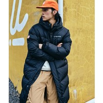 VOLCOM Warm Winter 에센셜 컴포트핏 다운 롱패딩블랙 VA214DJ004BK 296353