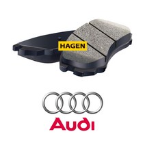 아우디 A6 브레이크패드(앞세트) 4GC 4G2 3.0 TDI TFSI quattro, Q3924, 센서포함
