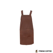HAPST_ 앞치마 허리앞치마 린넨앞치마 바리스타앞치마 디자인앞치마 커피앞치마, ₪^^_ KYJ 바리스타 앞치마 베이직 브라운 1P, ♬