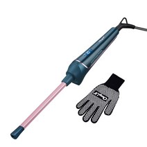 CkeyiN 9mm 봉고데기 세라믹 글래머 웨이브 아이론 고데기 컬링 아이론 고데기, 로즈골드