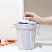 호쿠호니 음식물쓰레기냉동실 자취 잔반통 처리 가정용 밀폐형 휴지통, 아이보리