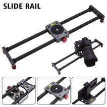 카메라 달리 슬라이더 촬영 장비 안정적인 휴대용 데스크탑 범용 DSLR 40cm 삼각대 미니 레일 탄소 섬유 비