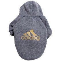 패션 큰 개 고양이 멋진 옷 가을 겨울 강아지 황금 편지 인쇄 후드 accesorios 강아지 점퍼 디자이너, golden add gray+5XL   14-18kg