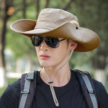 데일리비 시원하고 챙넓은 메쉬라인 사파리 여름 등산 남자모자 여자챙모자 낚시, 베이지