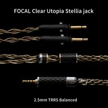 SYRNARN-밸런스 업그레이드 헤드폰 케이블 Focal MG Utopia Stellia ELEAR 프랜치 유토피아 4.4mm 타입-c iOS 4 핀 XLR 헤드셋 와이어 3.5, [05] 4m, [01] 2.5mm TRRS Balanced