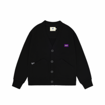 이피티 NIBB 비비 크림LE 맨투맨 스웨트 가디건 블랙