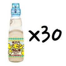 사이토 라무네 200ml x 30개 레몬 일본 구슬 탄산 음료수 사이다