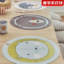 덴마크 OYOY 어린이 실리콘 식스팩 방수 미끄럼방지 열차단 캐릭터 푸드급 아기 테이블매트, 10 비행기