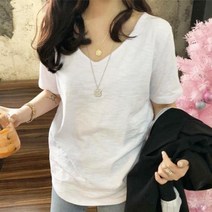 어썸 데일리 라운드 찰랑스판 반팔 티셔츠