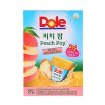 Dole 돌 후룻팝 복숭아 피치 팝 496ml (사탕증정), 1