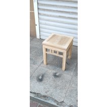 고재테이블 오래된 나무 고재 원목 테이블 앤틱 빈티지 식탁 티크 맞춤형 모조 고대 식탁 테이블 흰색 배아 식당 의자 광장 의자 로그 테이블 식사 광장 테이블 가구, 스퀘어 스툴 353545