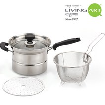 리빙아트 찜국수냄비, 리빙아트 제로 국수냄비 18cm