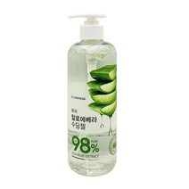 H 과일나라 퓨어 제주 알로에베라 수딩젤 순도98% 500ml(1개) 펌핑용기로 편리함