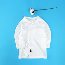 조아뜨 [조아뜨] 퓨어 편면 배냇저고리 크림 여름용