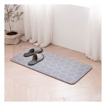 [브리티쉬노만] 헥사곤 양면쿠션 주방매트 (중) 90x44x1.4cm, 상세 설명 참조