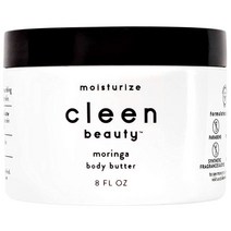 Cleen Beauty 모링가 바디 버터 | 모링가 오일과 코코넛 오일이 함유된 여성용 바디 크림 | 건조한 피부용 로션 | 여성용 바디 로션 - 파라벤 프리 | 코코아 및 시어