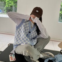 루나 여친룩 오버핏 스웨터 대학생 루즈핏 데일리룩 니트 데이트룩